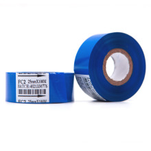 Good quality FC2 blue color customizable size 25mm*100m hot coding ribbon date code printing foil